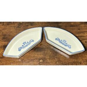 Pfaltzgraff Set of 2 Yorktowne Relish Divided Serving Dish 735-51